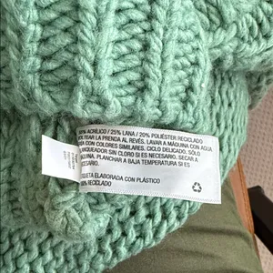 Universal Threads Good Co. Size XS Women's Teen Girl Cozy Green Knit Sweater thumbnail 8
