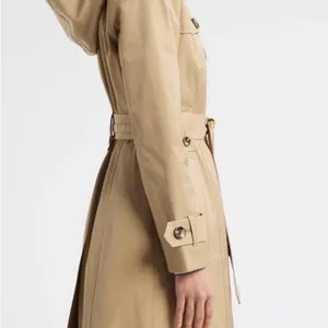 London Fog Heritage Belted Hooded Trench Coat Tan XS thumbnail 3