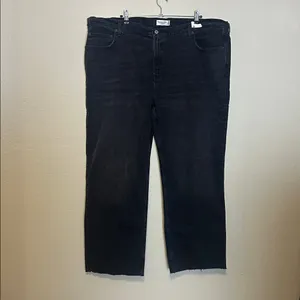 Abercrombie & Fitch black The 90’s Relaxed Jean” High-Rise Jeans Size 37 Size 24 thumbnail 3