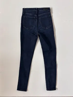 Abercrombie & Fitch Super Skinny High Rise Jeans 26/2 Dark Wash Petite 27” thumbnail 7