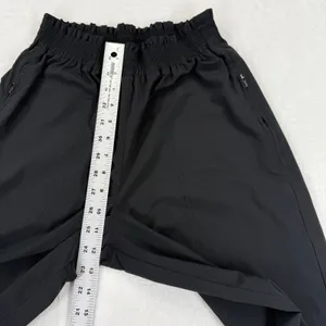 Athleta Savannah Jogger Black High Rise Paperbag Waist‎ Pants Size 2 thumbnail 3