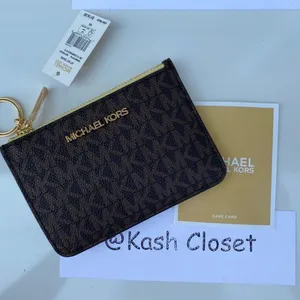 Michael Kors Buttercup Key Chain Wallet With ID Window thumbnail 1