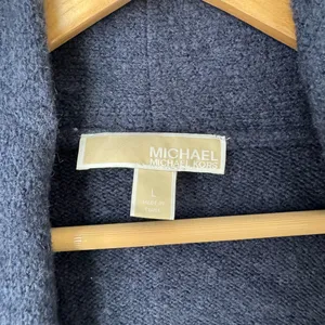 Michael Kors Women's True Navy Cardigan Sweater - Size L thumbnail 4