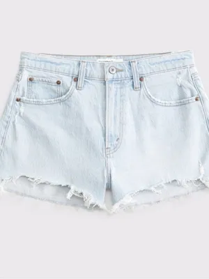 Abercrombie & Fitch Curve Love High Rise Mom Short Size 28 thumbnail 2