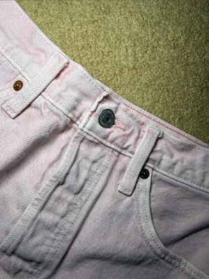 Levi’s 501 Pink Jean Shorts thumbnail 6