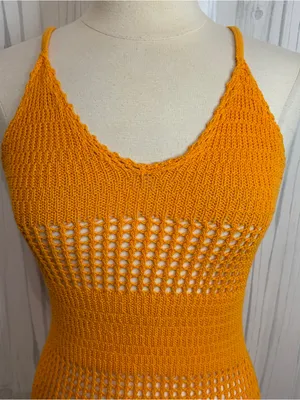 NWOT L*SPACE Kalea‎ Crochet Maxi Dress, S/M thumbnail 6
