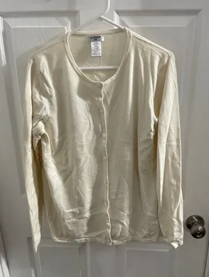 Liz Baker Button Up Sweater Size XL Tall New Without Tags thumbnail 1