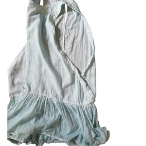 Free People Womens Aqua Size XS High Neck Peplum Tank Top thumbnail 5