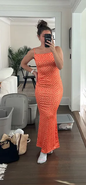 Dress Orange thumbnail 1
