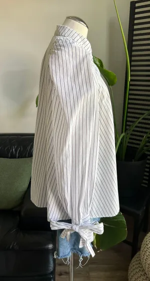 ASOS Stripe Button Down Shirt thumbnail 2