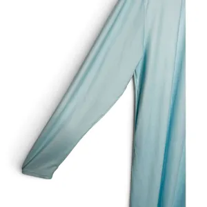 Sweet Modesty Long Nightgown Light Blue Cotton Spandex Size L thumbnail 3