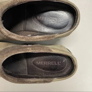 Merrell Leather Shoe Drizzle Brpwm Mule Clogs Heel Round Toe Womens US Size 8 thumbnail 3
