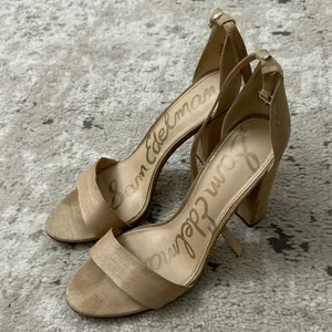 Sam Edelman Women’s Yaro Ankle Strap Heels Classic Nude -Size US 11 thumbnail 3