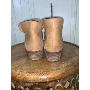 Splendid Women's Brown Ankle Booties‎ Low Block Heel Side Zipper Casual Size 10 thumbnail 4