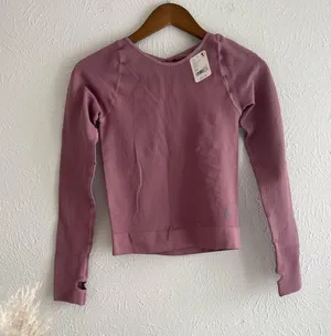 Free People Movement Easy Free Throw Layer Wistful Mauve Size XS/S NWT $… thumbnail 7