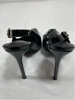 Womans New Coutgo Sling Back Pumps Black Size 8.5 Stiletto Heel thumbnail 4