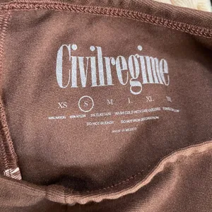 NWT Civil Regime Eternal Bloom Sculpt Flare Leggings Mocha Brown Size S thumbnail 8