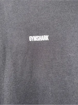 Gymshark Black Long Sleeve Crew with Center Logo thumbnail 2