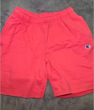 Champion Pink Fleece Shorts thumbnail 1