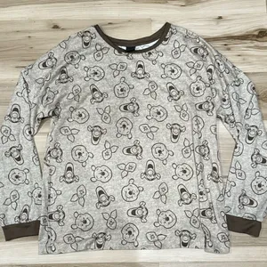 Disney Winnie The Pooh Character Soft Top Long Sleeve Women’s Large thumbnail 1