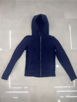 Lululemon Scuba Hoodie *Light Cotton Fleece Heathered Hero Blue thumbnail 5
