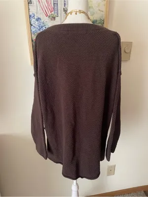 Free People Beach Hailee Henley Sweater & Pants Set in Hot Fudge Brown Large thumbnail 8