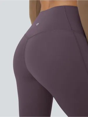 Halara UltraSculpt High Waisted Tummy Control Flare Leggings Nights Purple Small thumbnail 4