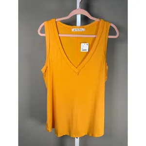 Free People We The Free Moon Dance Tank‎ Carrot Ginger Orange NWT Medium thumbnail 2