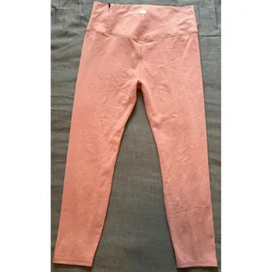 Vuori Performance Leggings Womens XL Terracotta Pink High Rise 7/8 Zip Pocket thumbnail 12