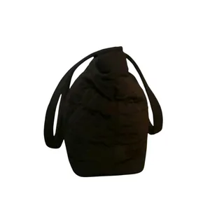 Vera Bradley small quilted black tote bag thumbnail 6