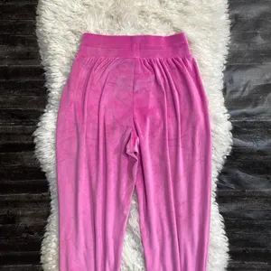 Victoria'S Secret Hot Pink Velour Velvet On Point Jogger Sweatpants Drawstrings thumbnail 7
