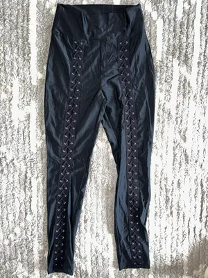 Forever 21 Lace Up Leggings thumbnail 1