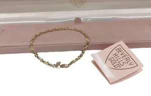 Vintage Beverly Hills 14k Gold Diamond Cut Link tennis Bracelet 7" Lobster Clasp thumbnail 5