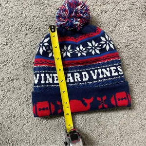 Vineyard Vines Tailgate Pom Pom‎ Knit Beanie unisex one size thumbnail 5