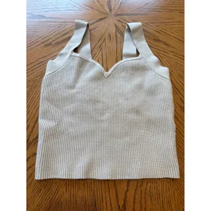Abercrombie‎ Fitch Ribbed Knit Sweetheart Neck Crop Tank Top Size S thumbnail 2