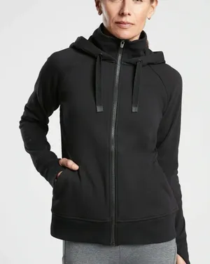 Athleta‎ Triumph full zip Hoodie Small Black thumbnail 1