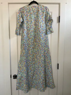Roller Rabbit Women’s Marine Anu Kurta Floral Dress Size XS thumbnail 7