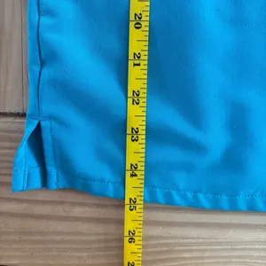 FIGS Technical Collection‎ Scrub Top XXS Teal Blue V-Neck Short Sleeve Pockets thumbnail 11