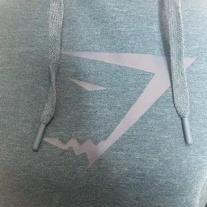 Gymshark Cropped Workout Yoga Hoodie with Criss Cross Open Back Women's Size L thumbnail 3