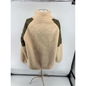 Jacqueline de Yong JDY Jdyiza Teddy Jacket Cream Sherpa Green Quilted XL thumbnail 5