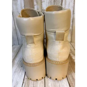 DOLCE VITA Women's Hank Combat Boots in Ivory Size 8M‎ thumbnail 4