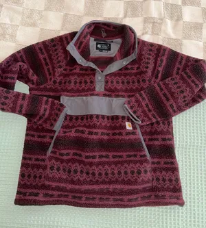 Carhartt Women's Relaxed Fit Fleece Pullover L (12-14)‎ thumbnail 1