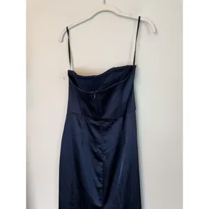 After Six 6888 Strapless Corset Satin Gown Midnight Navy Blue 4 thumbnail 8