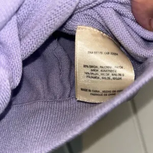 Anthropologie Women’s Lavender Crisscross Sweater Top Sz Medium thumbnail 7