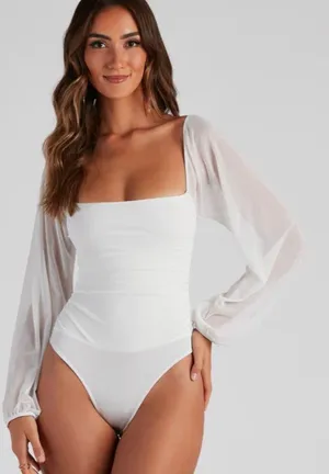 Windsor White Bodysuit thumbnail 1