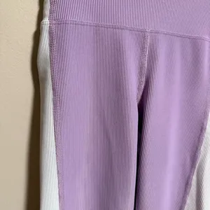 NWT Beach Riot Color-Block Legging Orchid Bloom Purple White- Size XS thumbnail 7