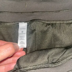 Lululemon Dance Studio Pant III Regular‎ Lined 32" Dark Olive 10 Green thumbnail 10