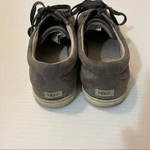 UGG Tomi Pewter Gray Suede Sneaker thumbnail 6