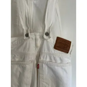 EUC Levi's Denim Overalls Minimalist Sz:29 White Bib Dungarees Modern thumbnail 6