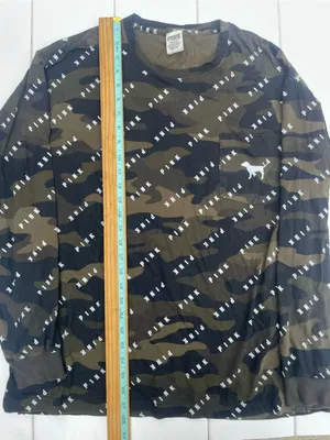 Victoria’s Secret PINK Camo Long Sleeve, Size L thumbnail 4